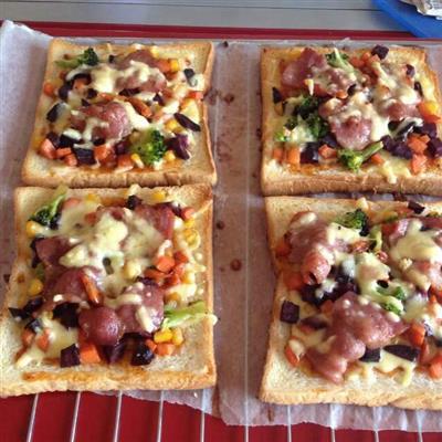 Easy-to-eat pizza