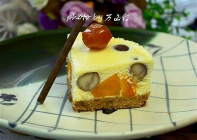 Pumpkin and cheese cake