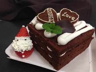 Chocolate Christmas cake