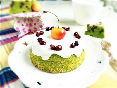 A little freshness in the summer - tea and honey bean cake