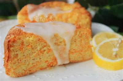 Carrot and lemon cake