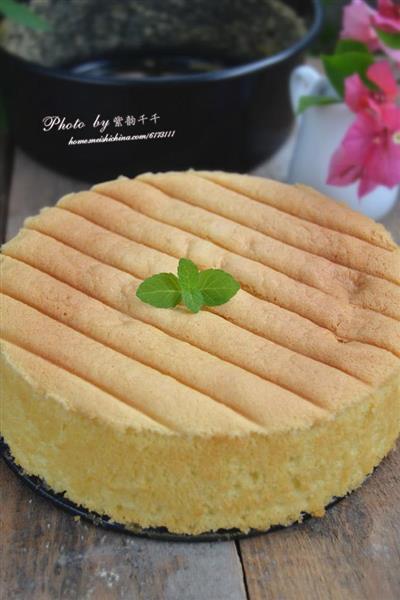 Whole egg sponge cake