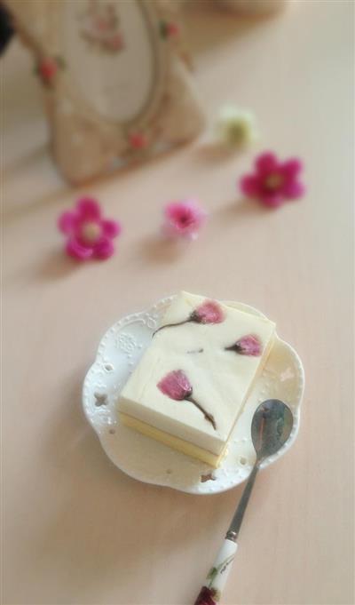 Flor de cerezo mous pastel