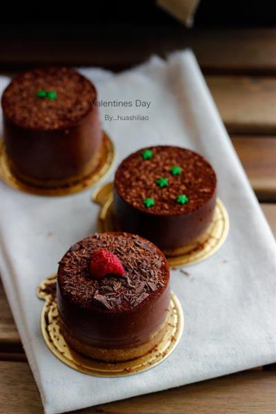 Very dark chocolate mousse