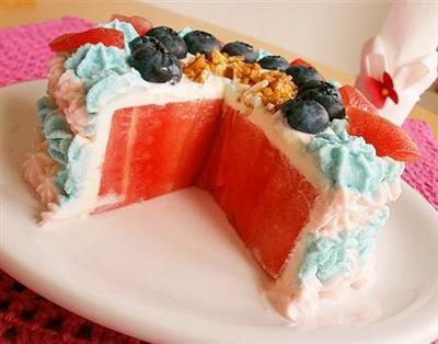 Watermelon cake