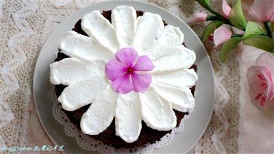 Cocoa sponge cake