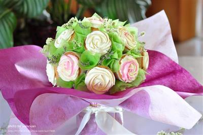 Flor bouquet pastel