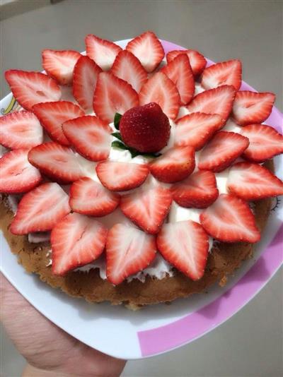 Pastel de fresa