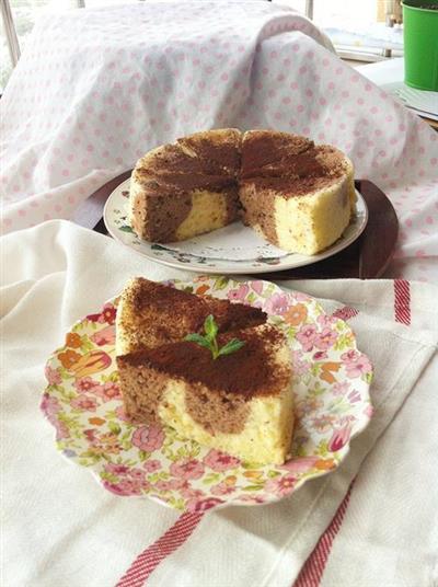 Pastel de mancha de leche