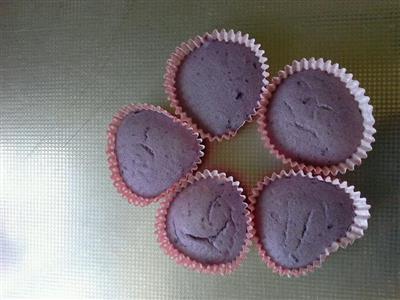 Purple protein cake