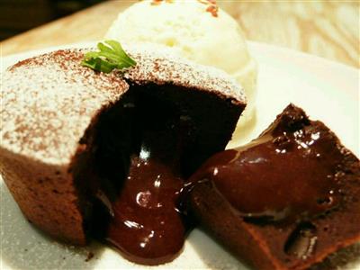 Chocolate lava cake/the chocolate heart is too soft