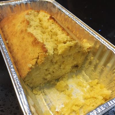 Banana wheat germ cake