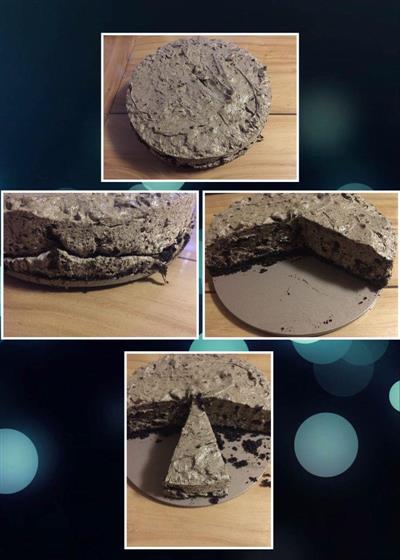 Oreo cake without decorations