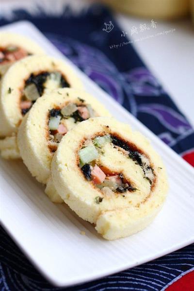 Sushi pastel rollo