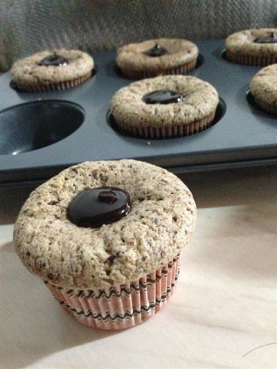 Red wine chocolate cup cake