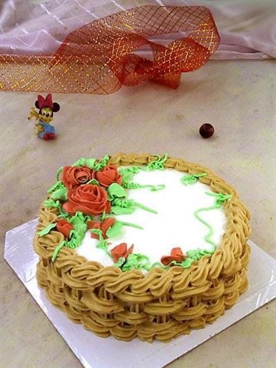 The flower basket cake