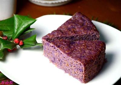 Purple potato pie