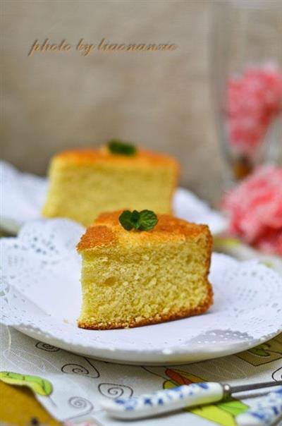 Whole egg sponge cake