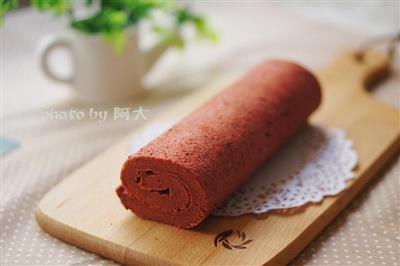 Red cake rolls