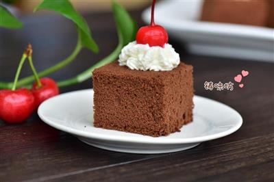 Chocolate sponge cake