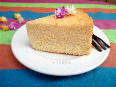 Lemon-flavored cake