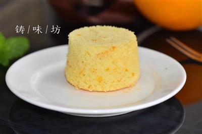 Scented orange sponge cup cake