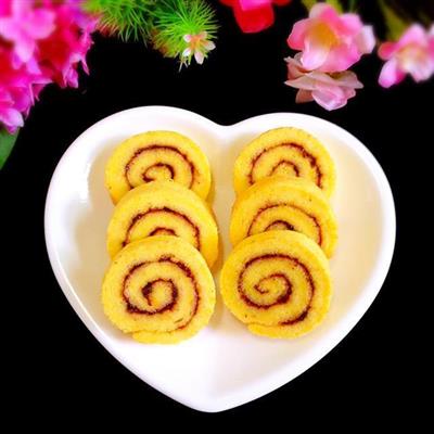 Blueberry and pumpkin rolls