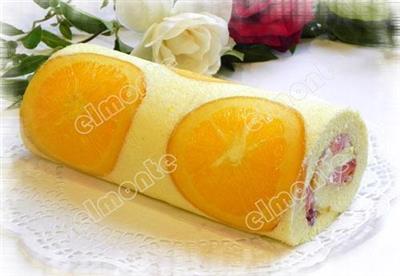 Orange cake rolls