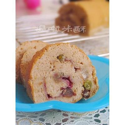 Milk tea and honey cake rolls