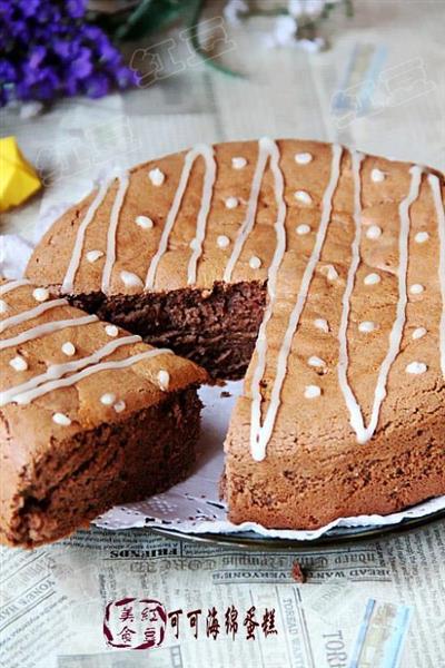 Cocoa sponge cake