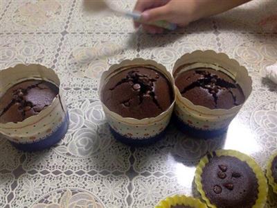 Chocolate paper cup cake