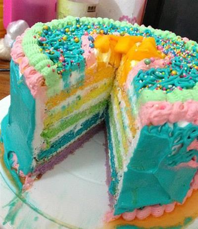 Rainbow cake