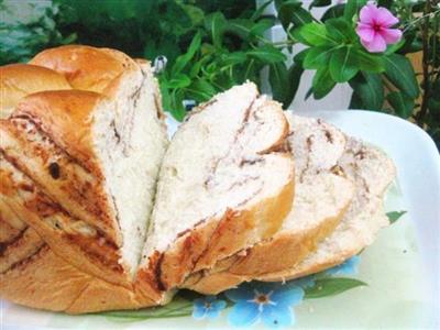 Tostada rellena de papa