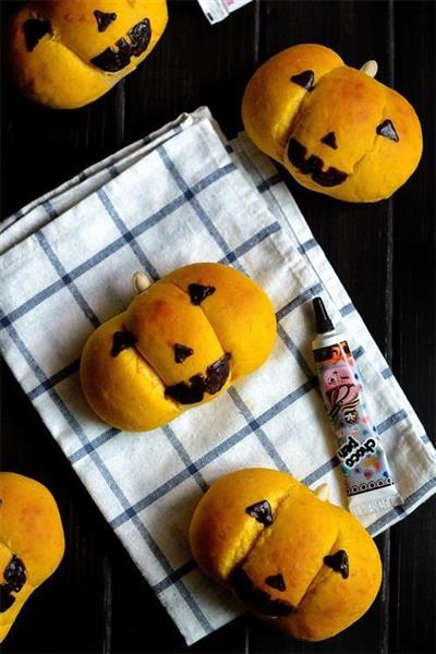 Pan de calabaza de Halloween