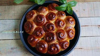 Rollos de pan de raíz