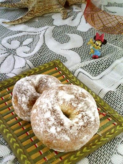 Soft and sticky doughnuts