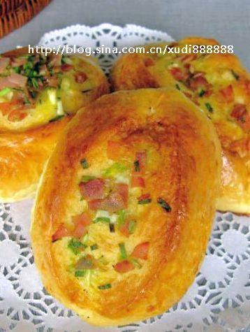 Empanada de jamón pan