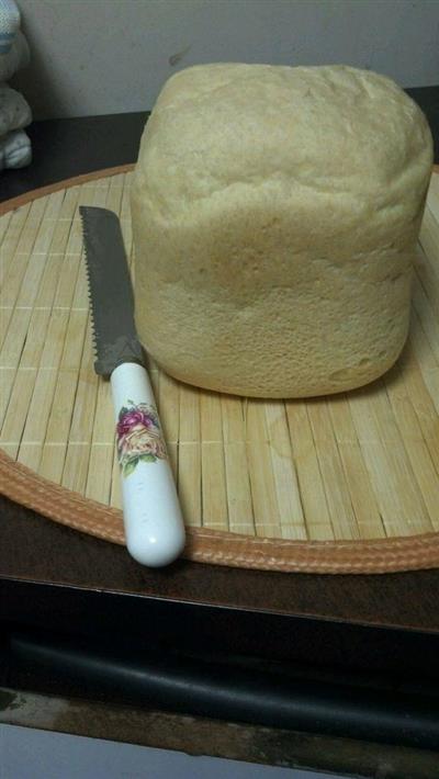 Bread maker version of soft bread