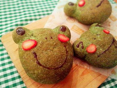 Spinach frog bread