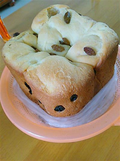 Baking machine raisin bread