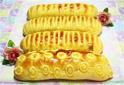 Caterpillar bread with arbitrary patterns