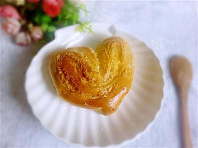 Heart-shaped bread