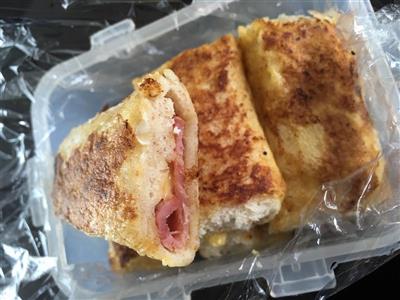 Bacon queso panecillo rollo