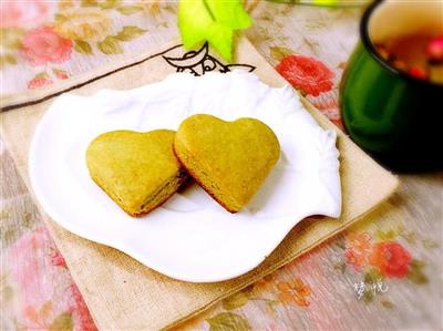 Cake with matcha