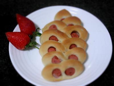 Flowers in a sausage bag