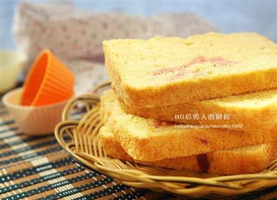 Bakery version of ham bread