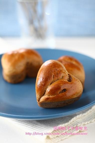 Pan de uva chocolate