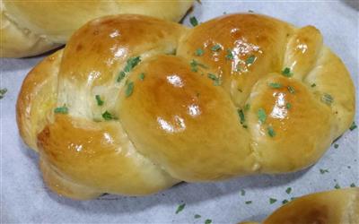 Onion stew - bread - salted bread