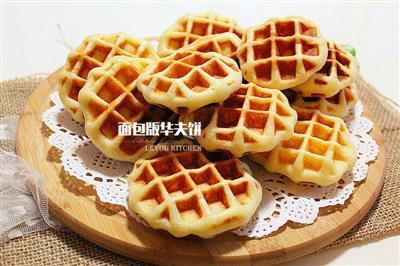 Pan de versión waffle