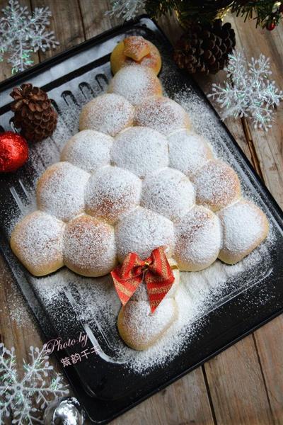 Pan de árbol de Navidad